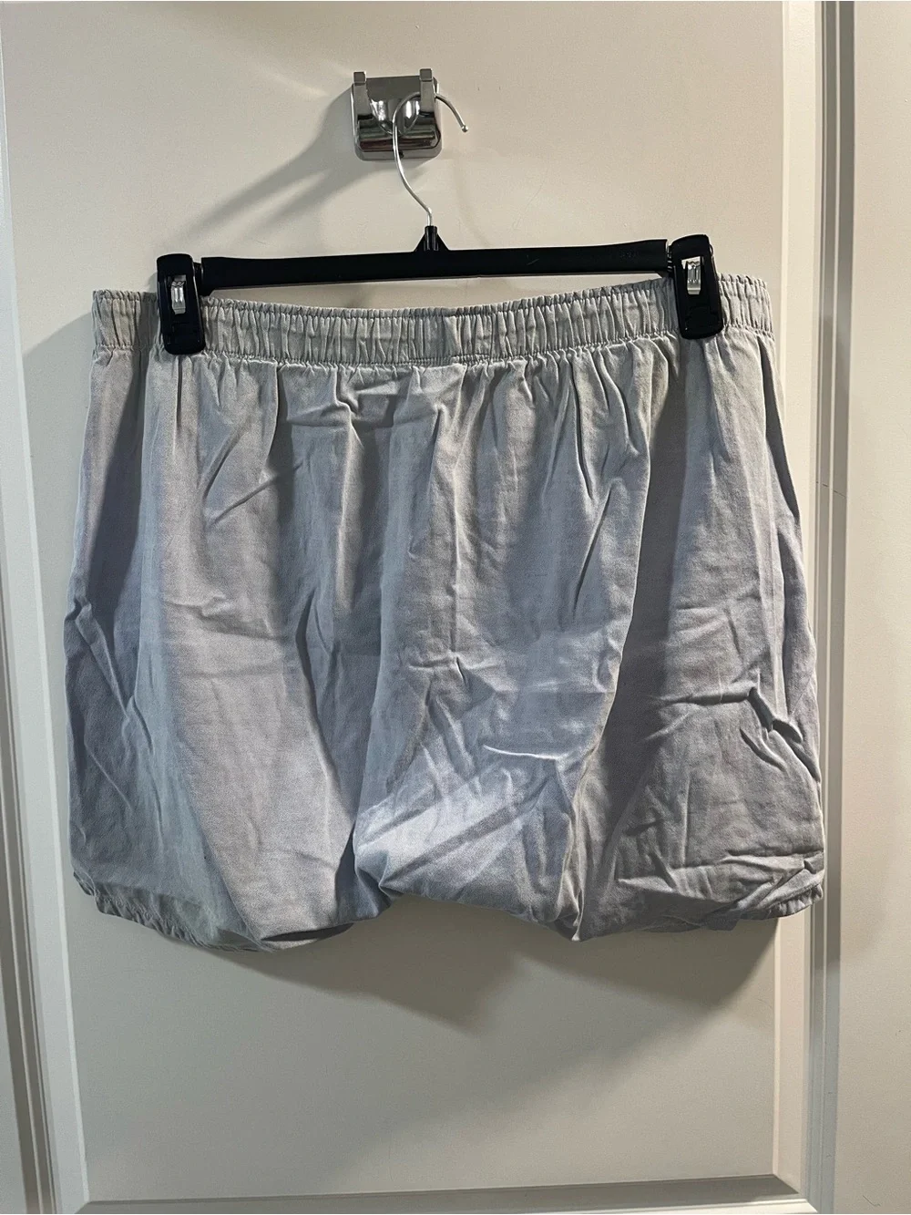 Ralph Lauren Light Blue Elastic Waist Cotton Shorts